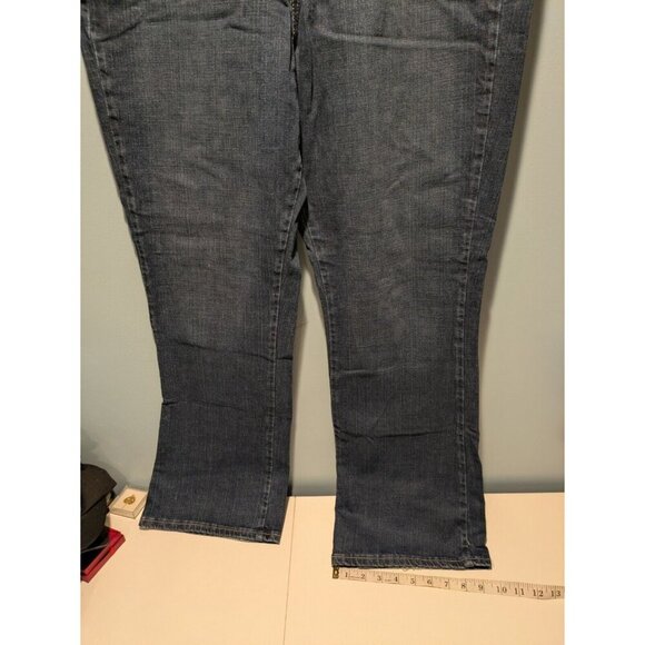 Lee Relaxed Bootcut Denim Jeans Women's 14M Dark Blue - Picture 6 of 14